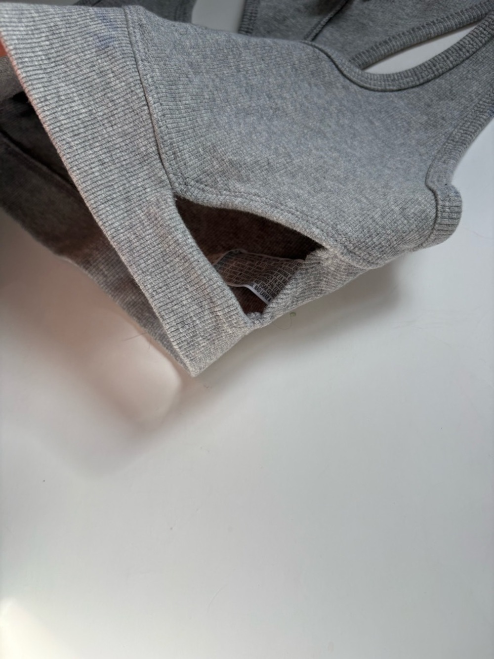 Forever 21 Gray Ribbed Racerback Bralette - Picture 6 of 10